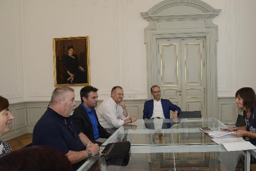 Debora Serracchiani (Presidente Regione Friuli Venezia Giulia) incontra gli esponenti di organizzazioni slovene del FVG - Trieste 02/08/2017